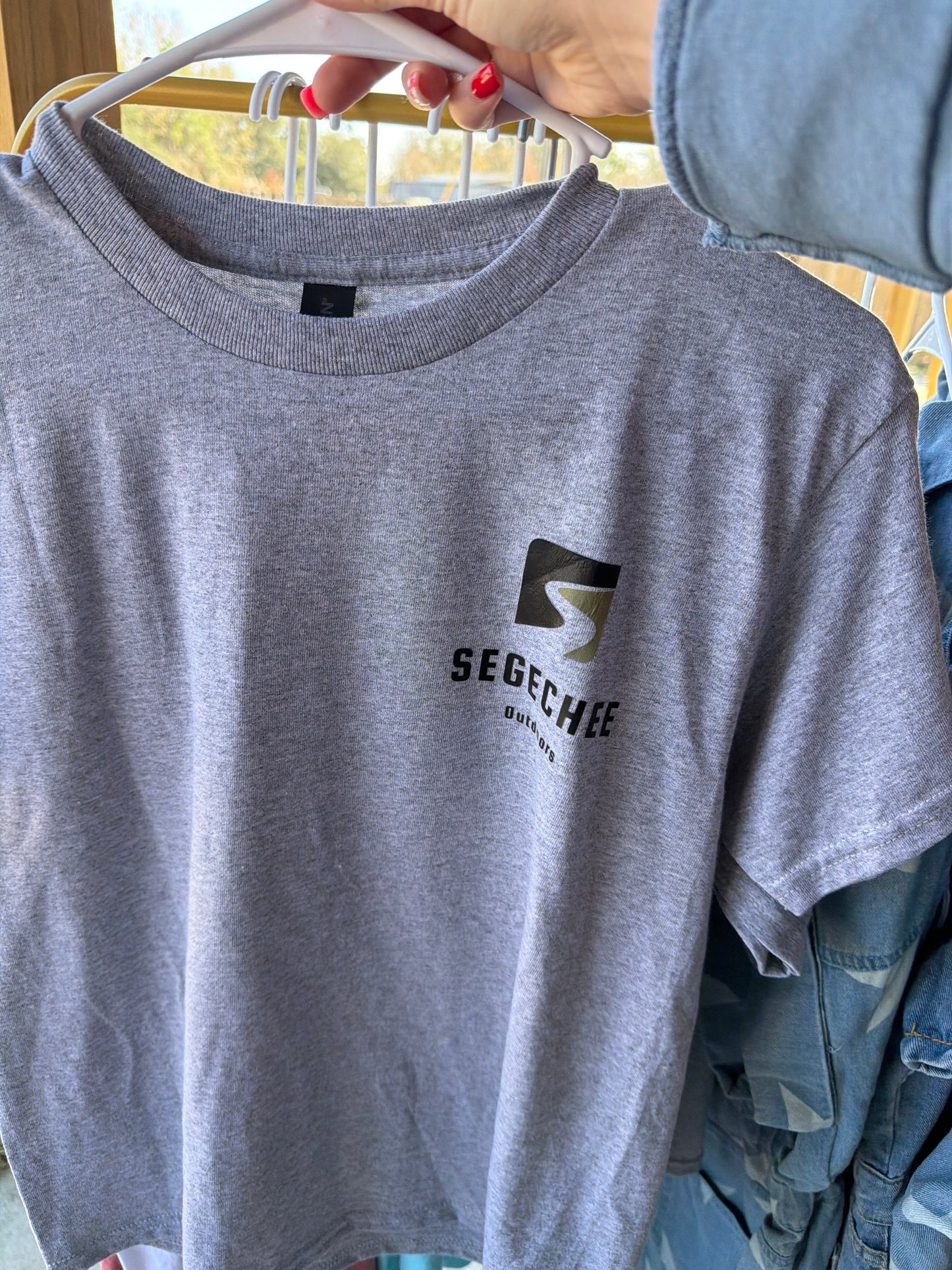 SEGECHEE- DOG CHASING DUCK T-SHIRT