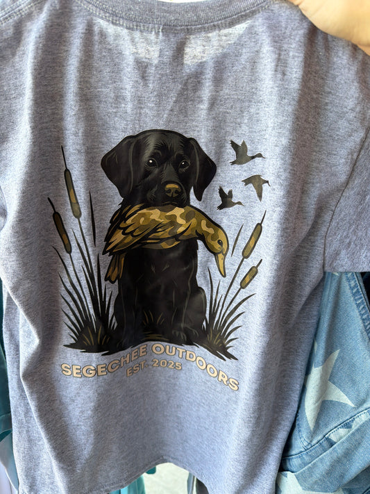 SEGECHEE-BLACK LAB YOUTH T-SHIRT