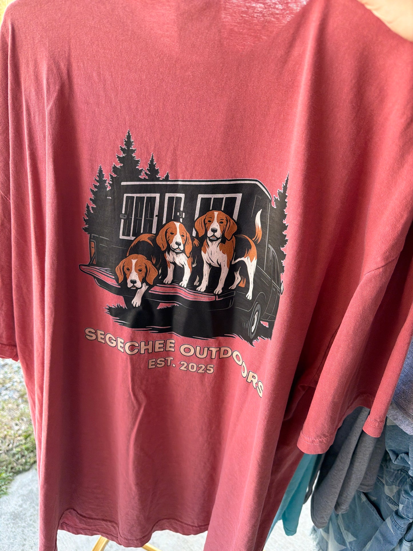 SEGECHEE OUTDOORS- DOG BOX T-SHIRT