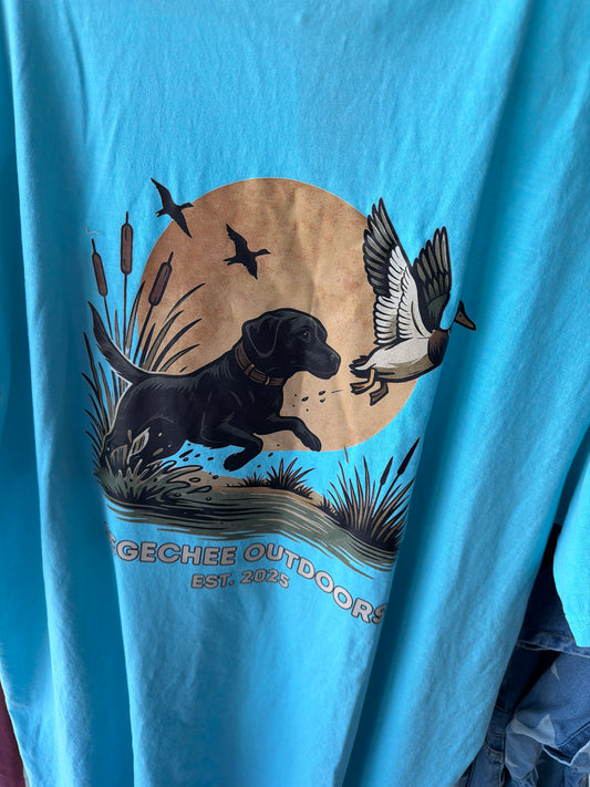 Segechee Lab Chasing Duck T-Shirt