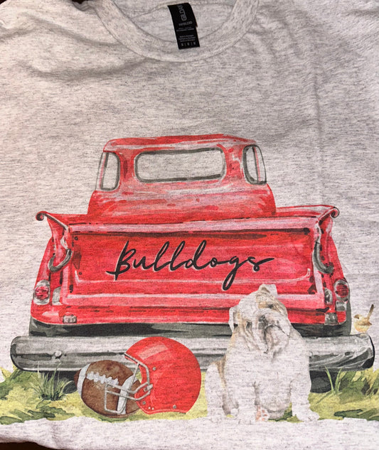 Vintage Red Bulldog Tee